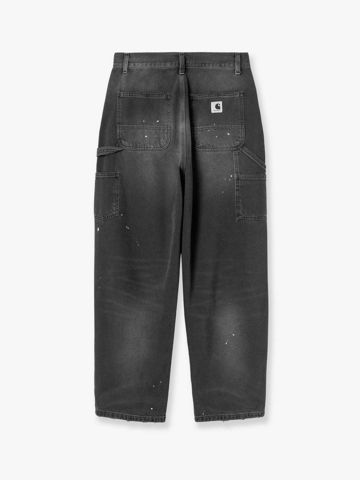 Single Knee black denim jeans 2