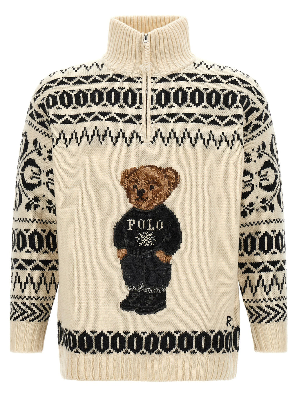'Ski Polo Bear' sweater