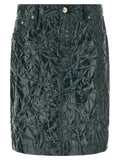 Skirt with a wrinkled effect