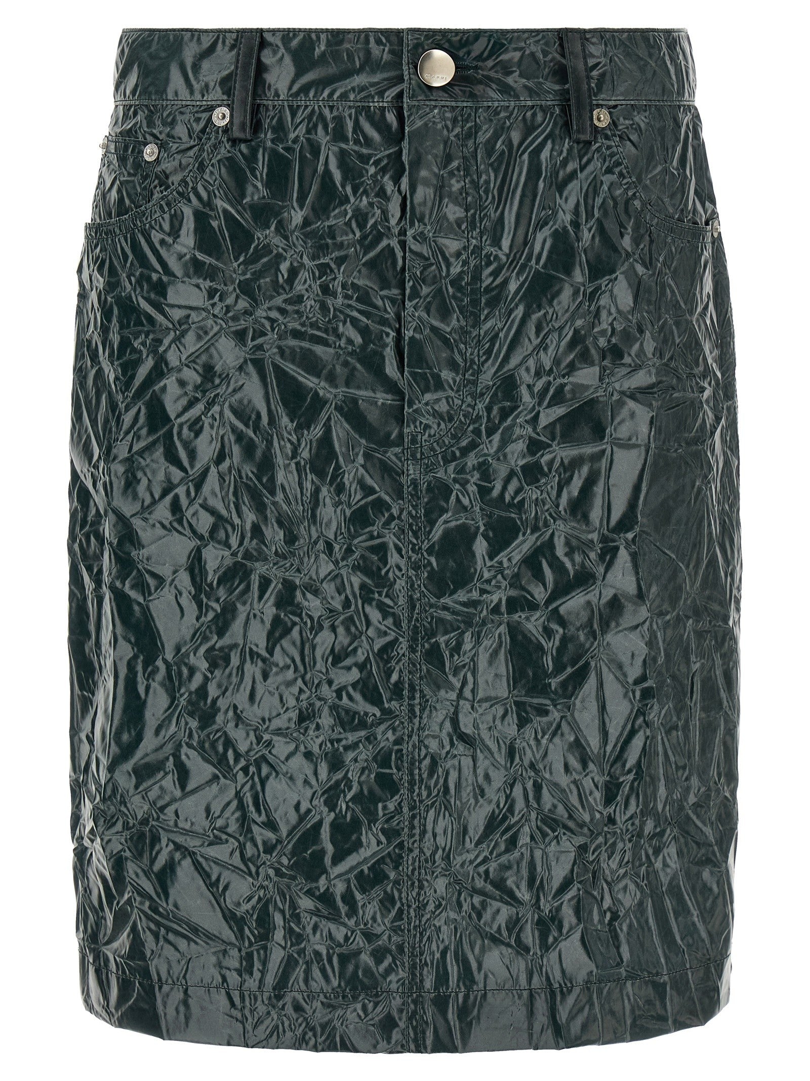 Skirt with a wrinkled effect