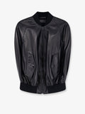 Sleeveless leather jacket