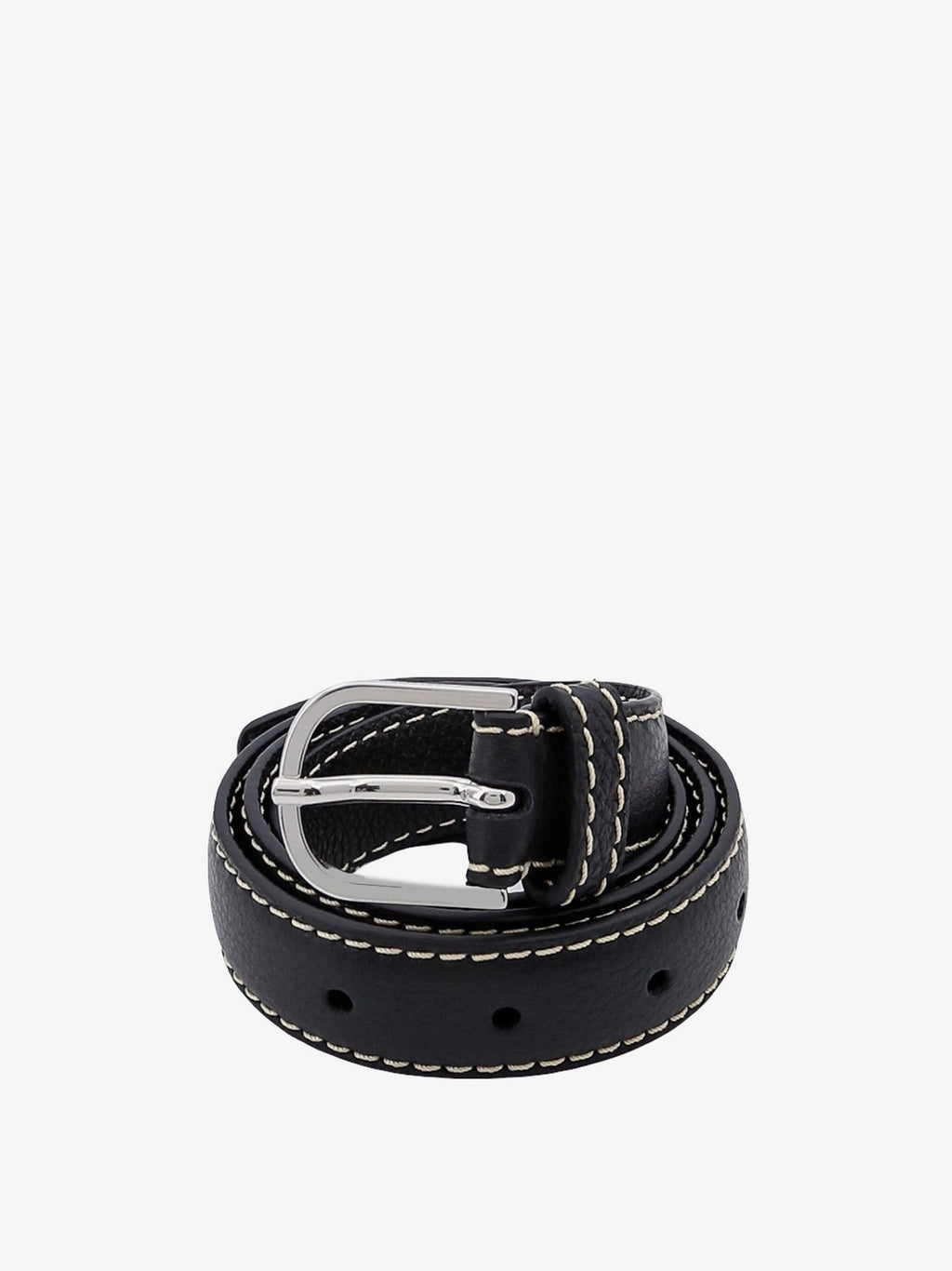 Slim Grained leather belt 4