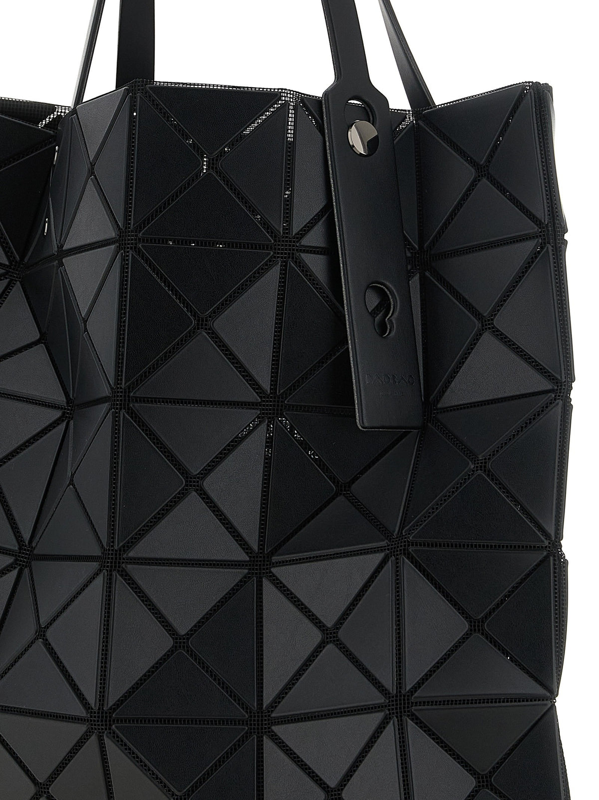 Small black 'Lucent Matte' shopping bag 3