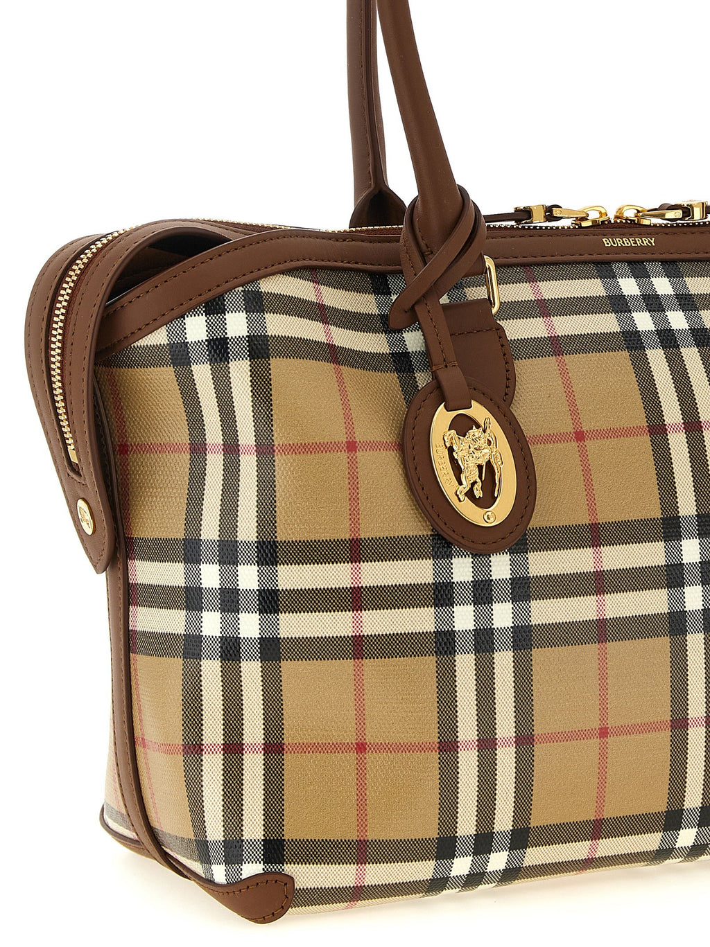 Small Check shopping bag 3