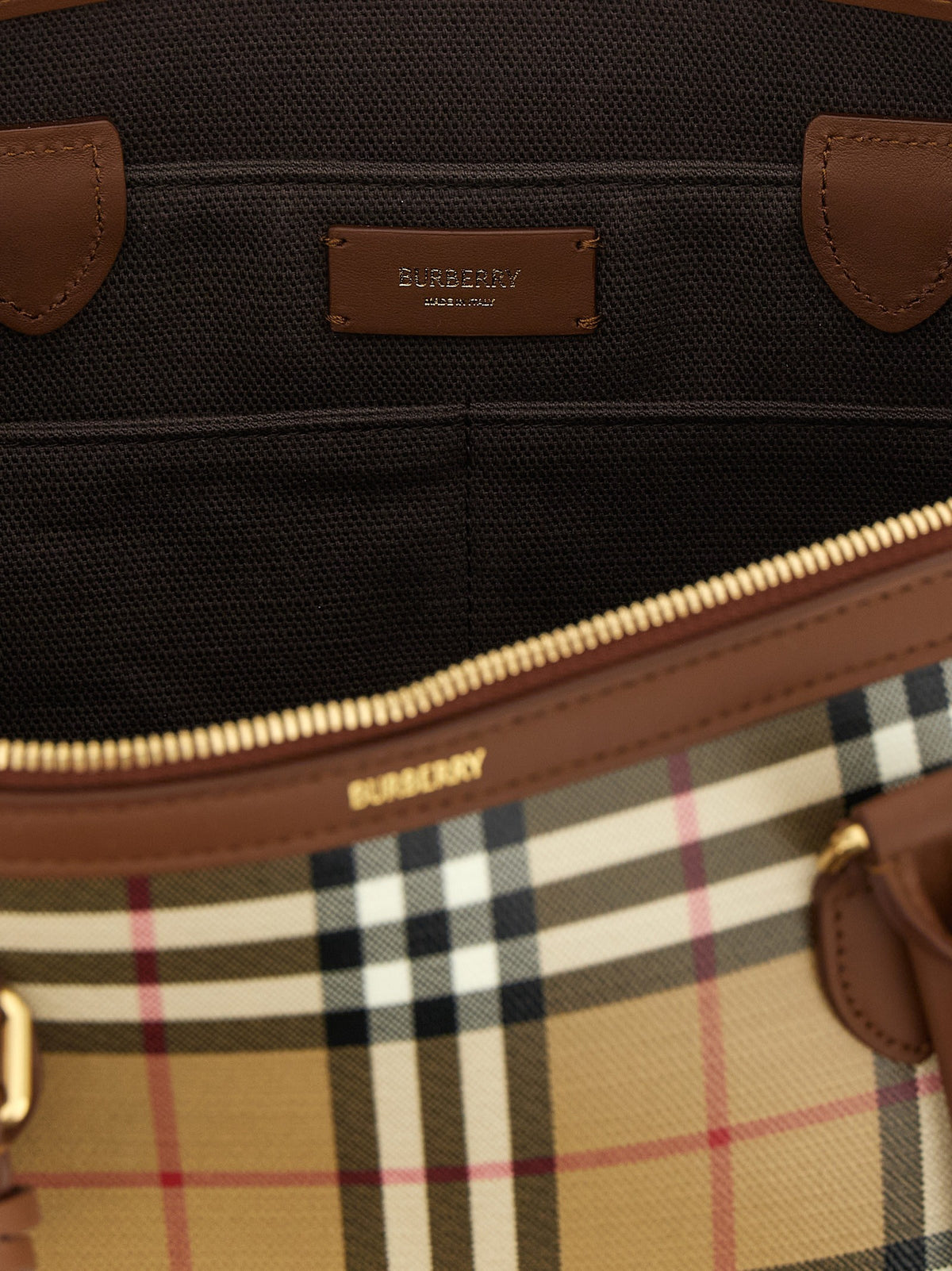 Small Check shopping bag 4