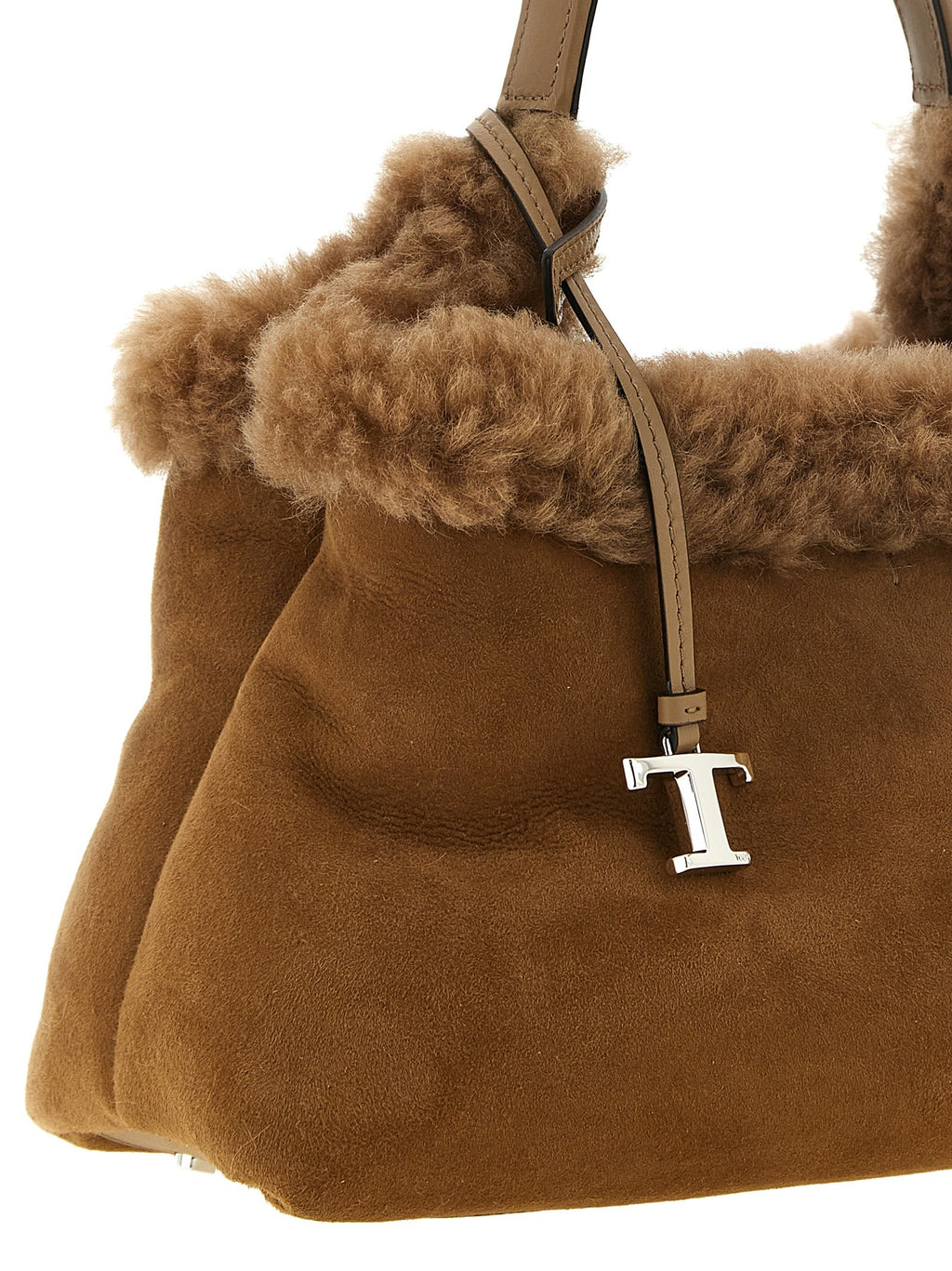 Small leather bucket bag 3
