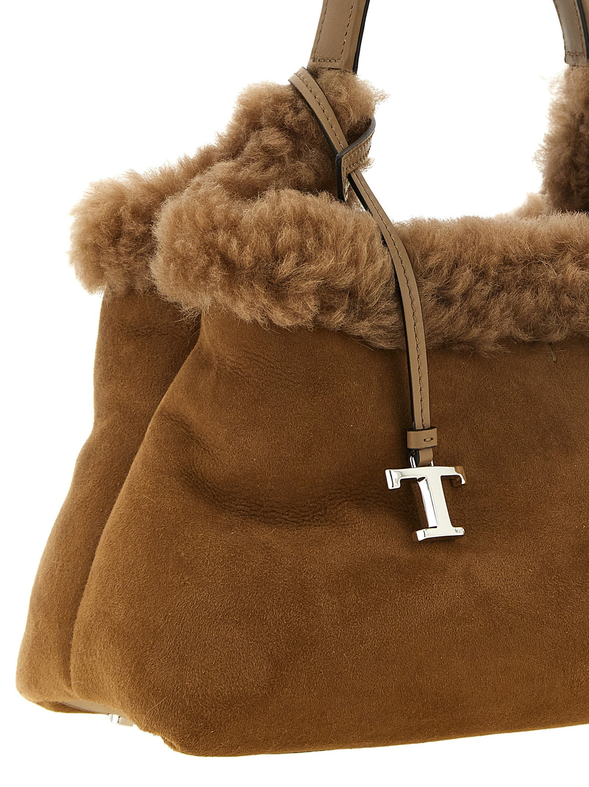 Small leather bucket bag 3