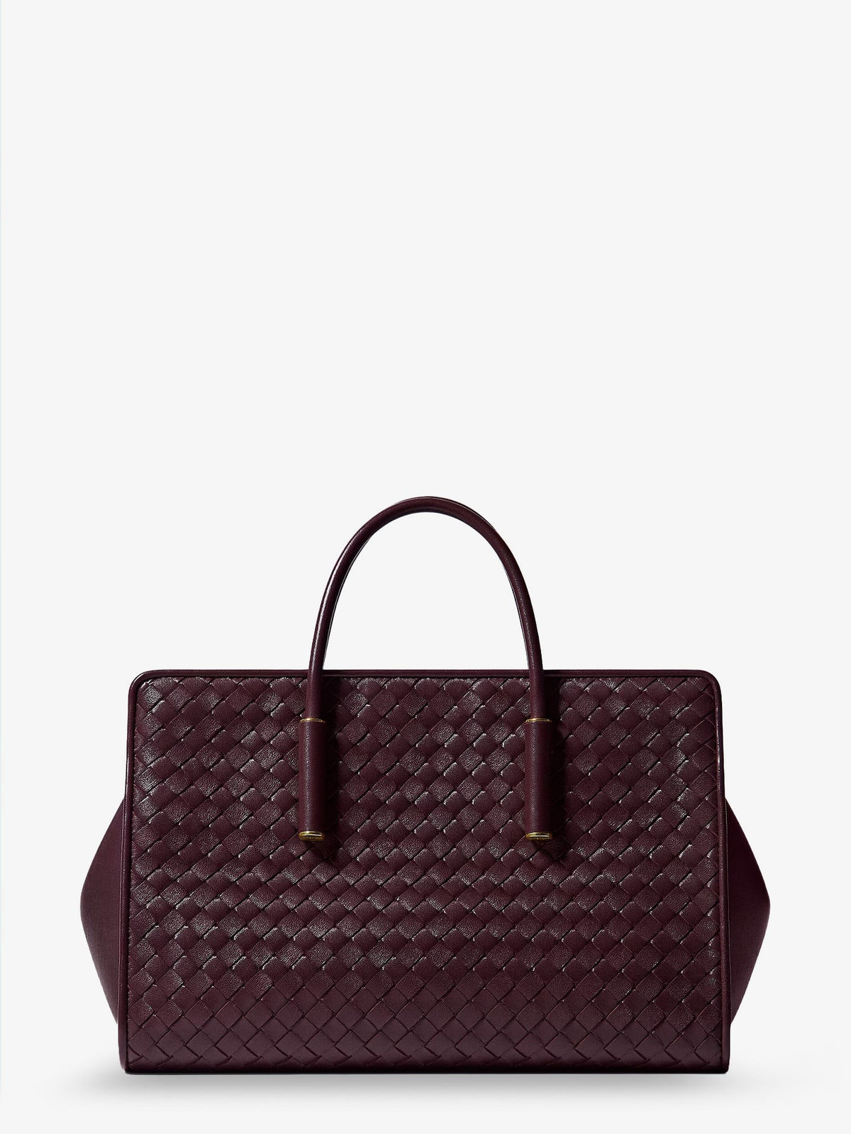 Small leather tote bag with Intrecciato motif 2