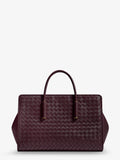 Small leather tote bag with Intrecciato motif