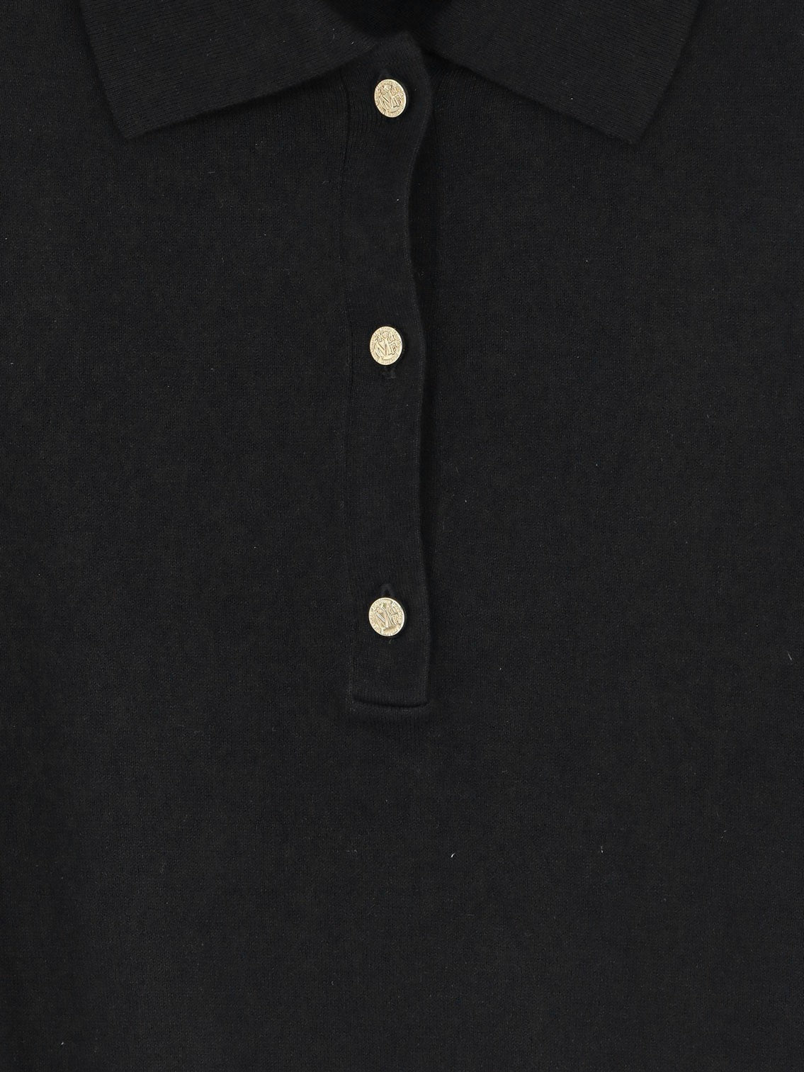 Smmpomposa cotton, silk, and cashmere polo shirt 3