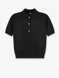 Smmpomposa cotton, silk, and cashmere polo shirt