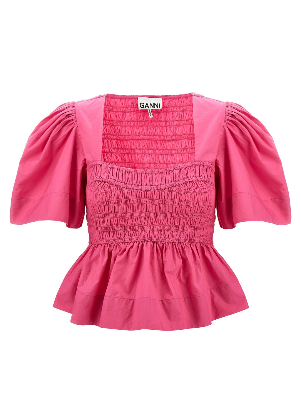Smock stitch top