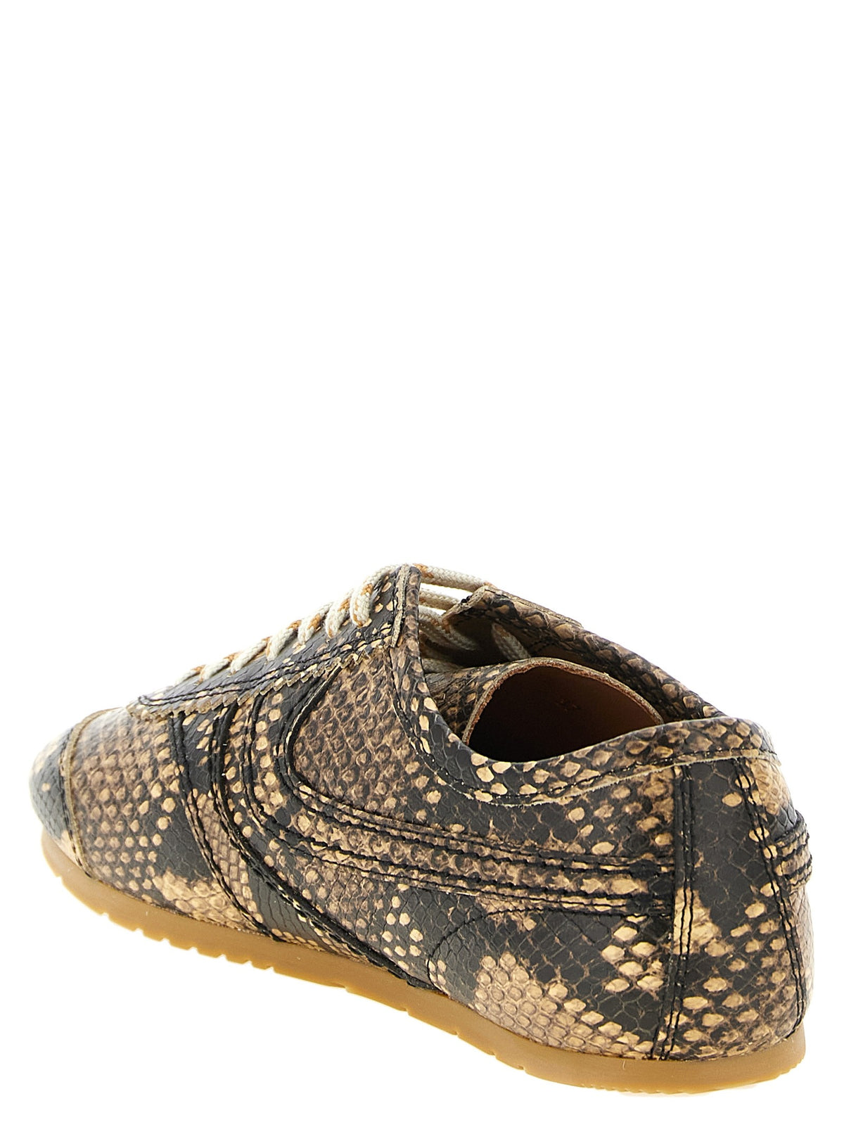Snake print sneakers 4