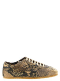 Snake print sneakers