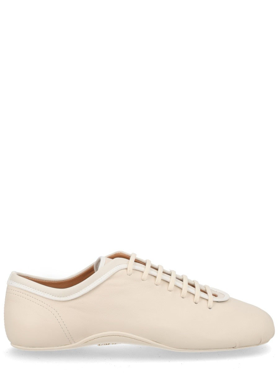 SNEAKER BALLERINA IN PELLE