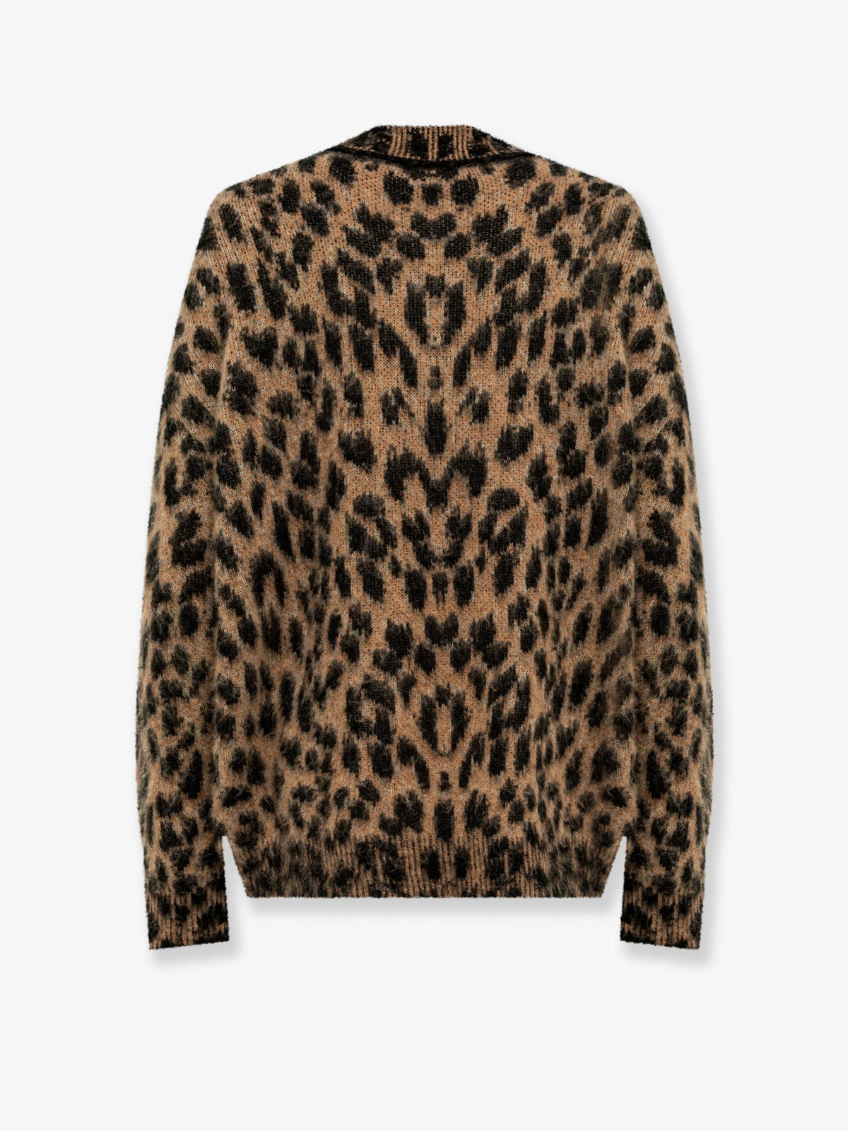Spotted alpaca blend polo shirt 2