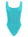 'Square Neck' one-piece swimsuit