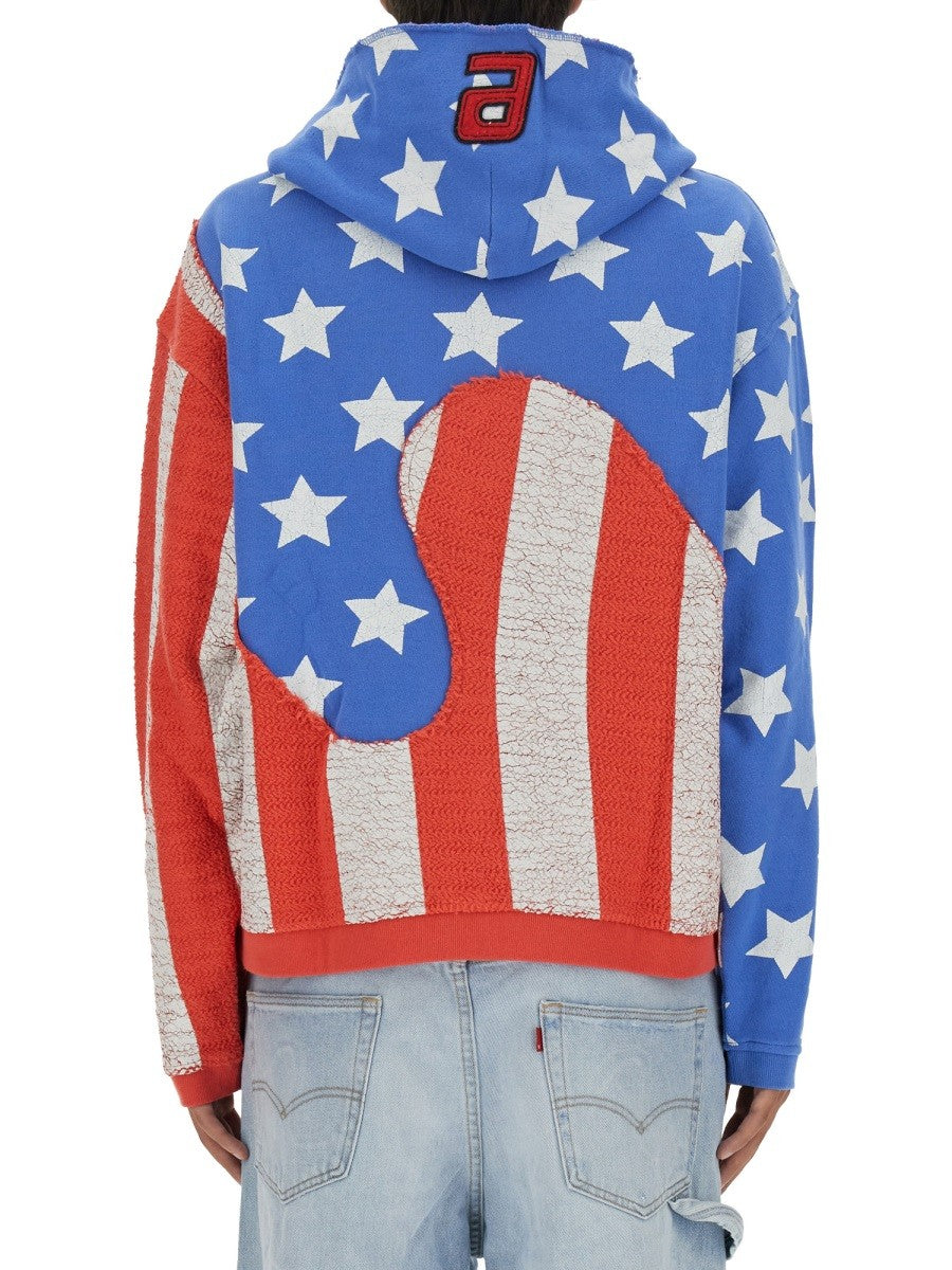 "STARS AND STRIPES SWIRL" SWEATSHIRT 3