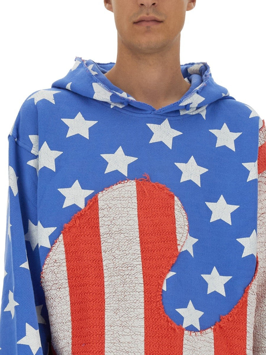 "STARS AND STRIPES SWIRL" SWEATSHIRT 4