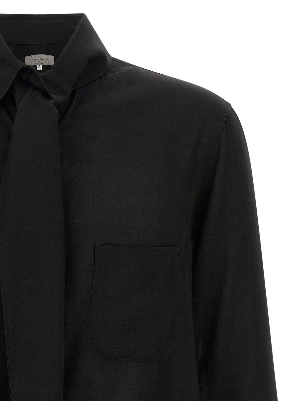 Stole collar shirt 3