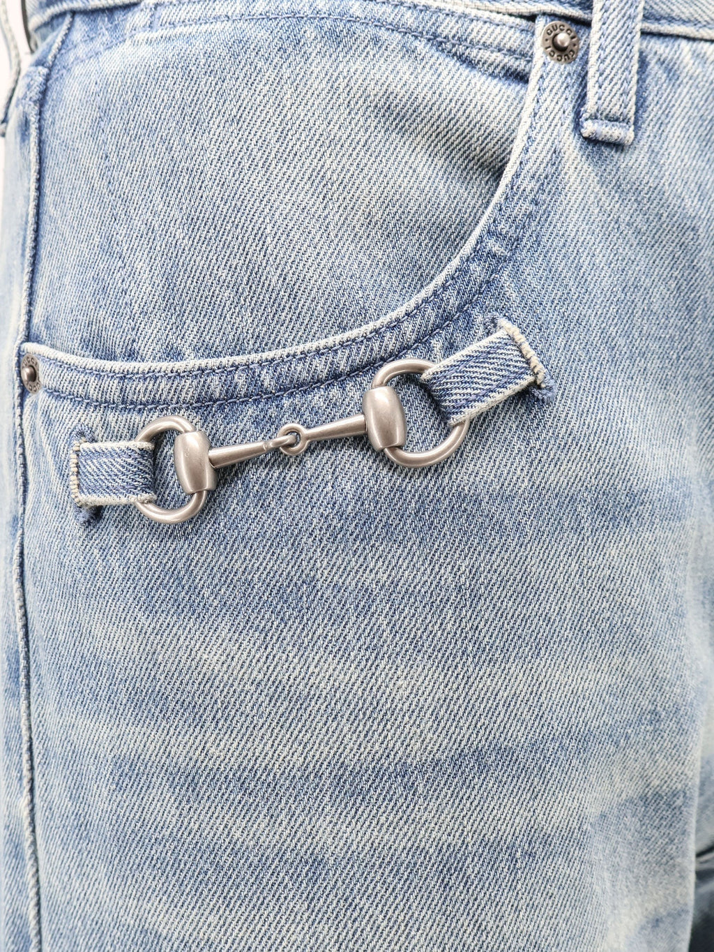 Stonewashed cotton denim jeans 3