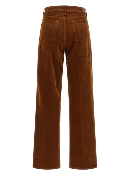 'Stovepipe Straight' velvet pants 2