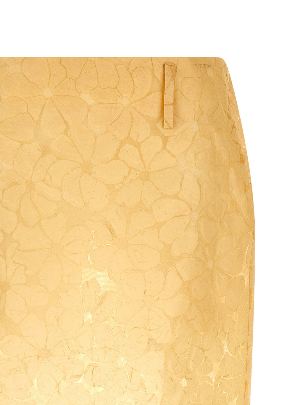Straight skirt with floral pattern 3