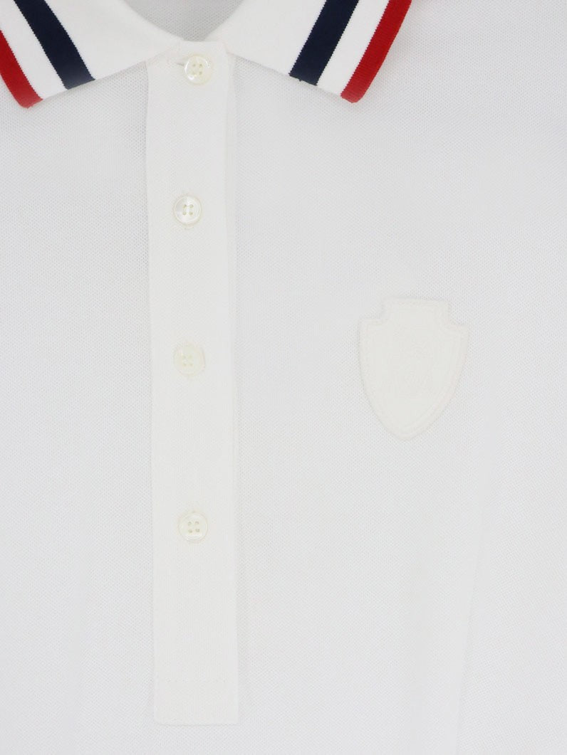 Stretch cotton piquet mini dress 3