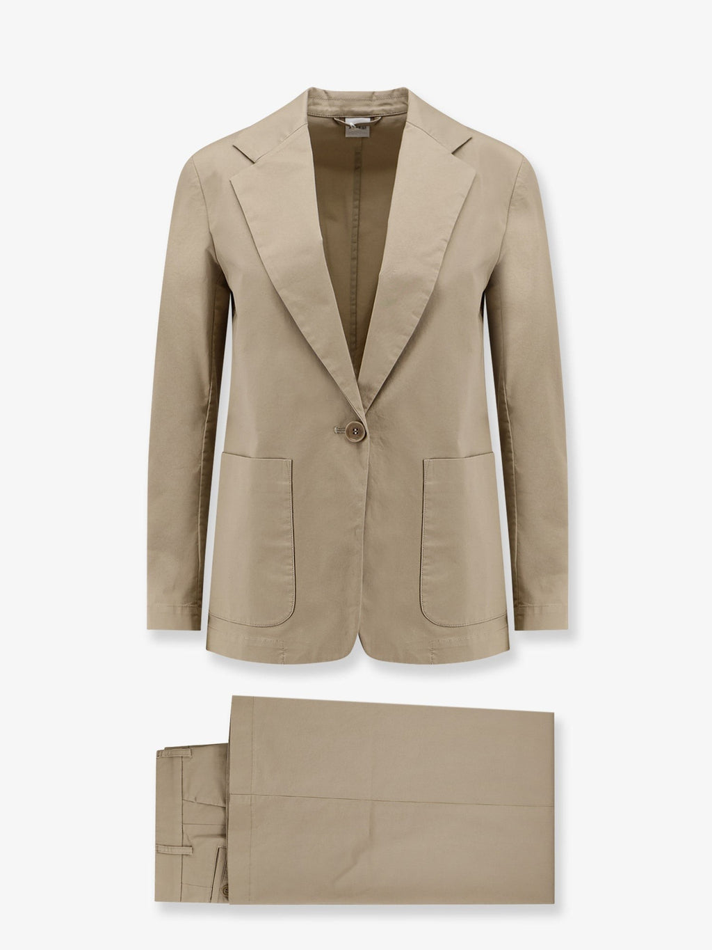 Stretch cotton suit