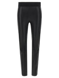 Stretch nappa leather leggings