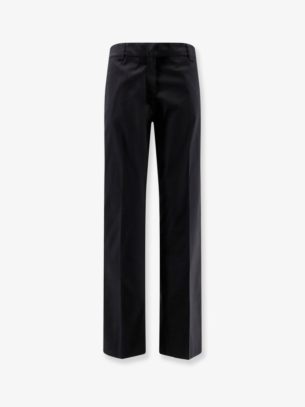 Stretch poplin trousers