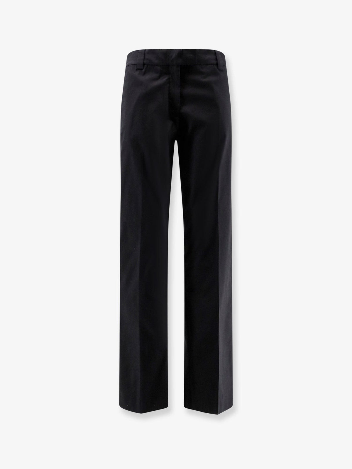 Stretch poplin trousers