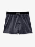 Stretch silk boxer shorts