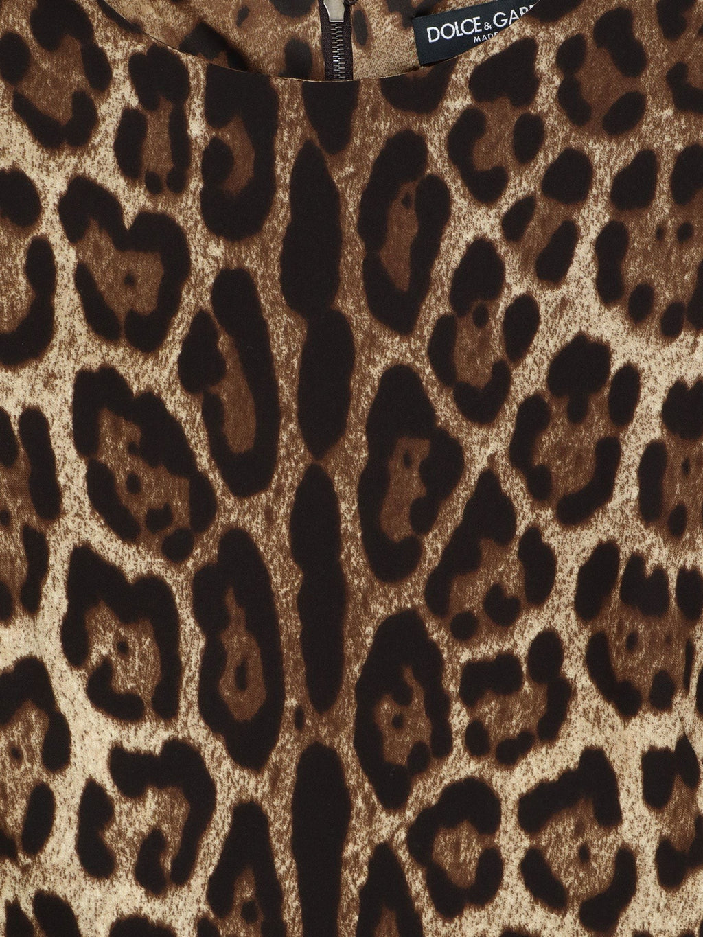 Stretch silk dress with Leopard print 3