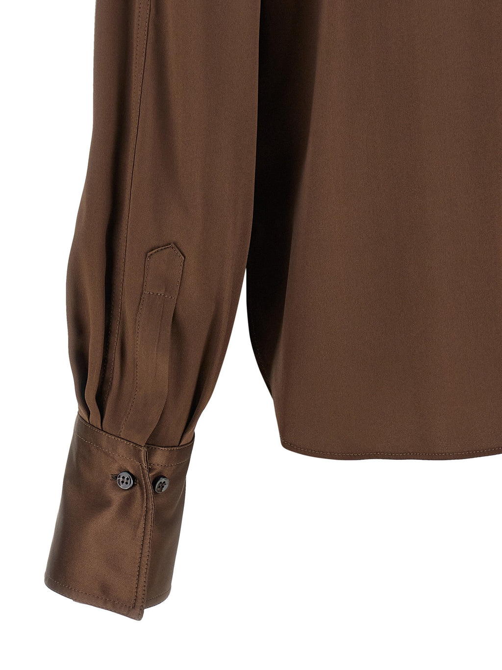 Stretch silk satin shirt 4