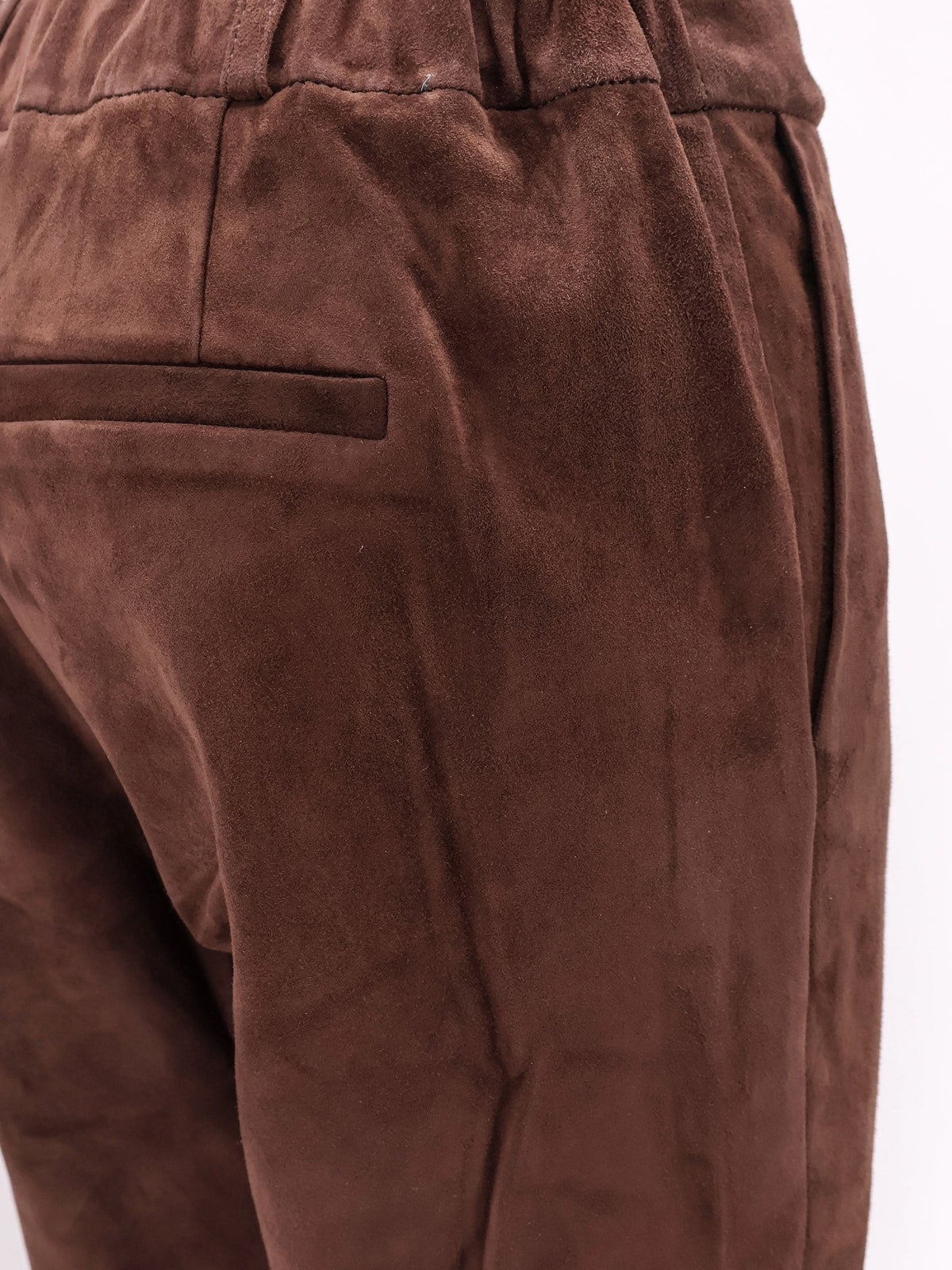 Stretch suede trousers 3