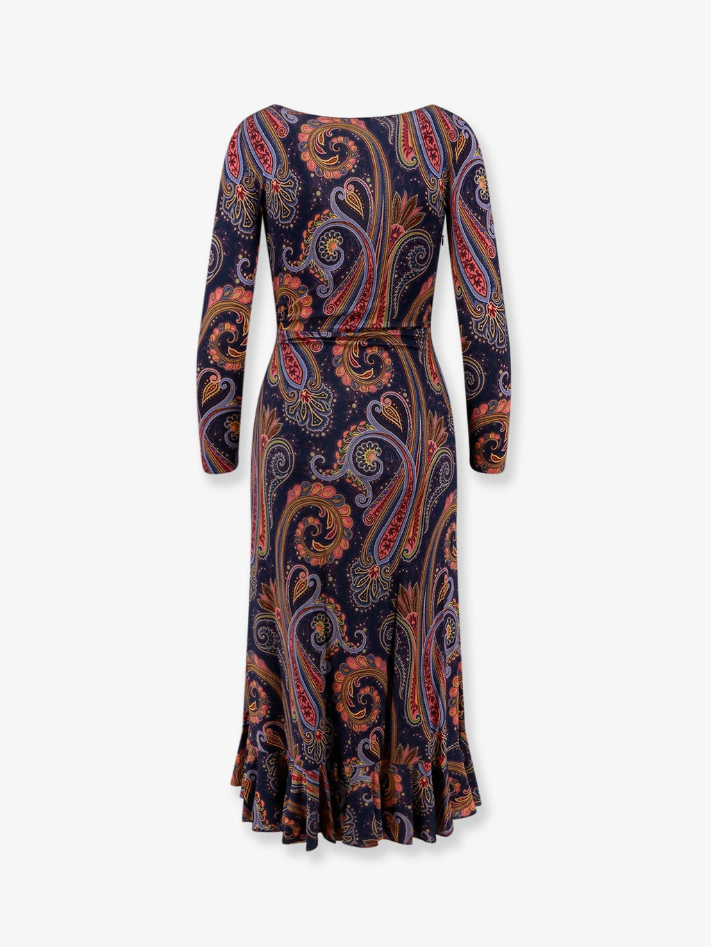 Stretch viscose dress with iconic pattern 2