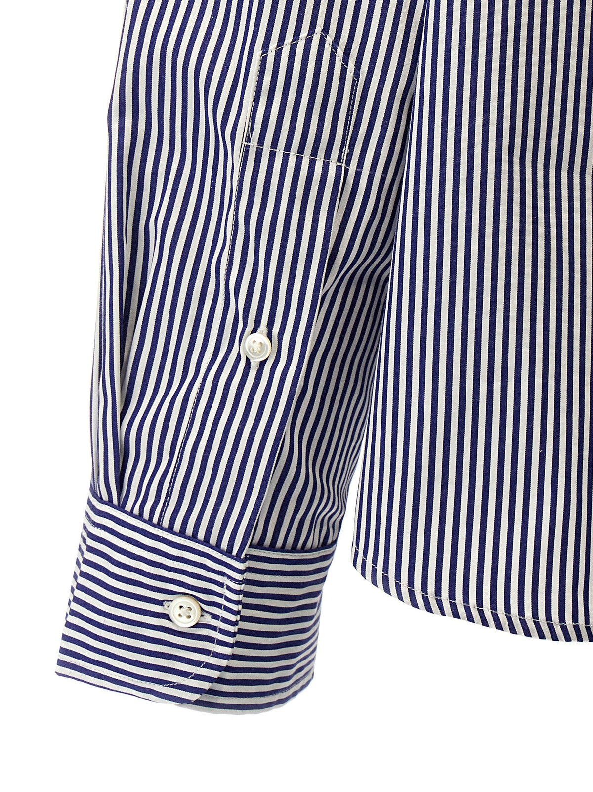 Striped and logo shirt 4