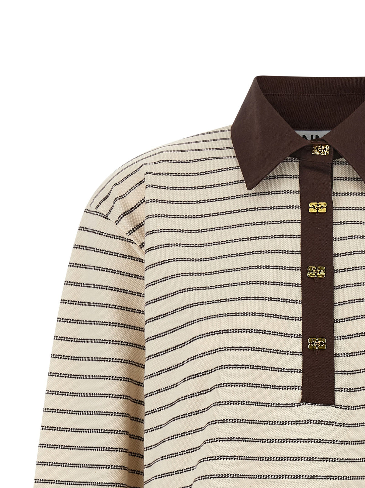 Striped cotton polo shirt 3