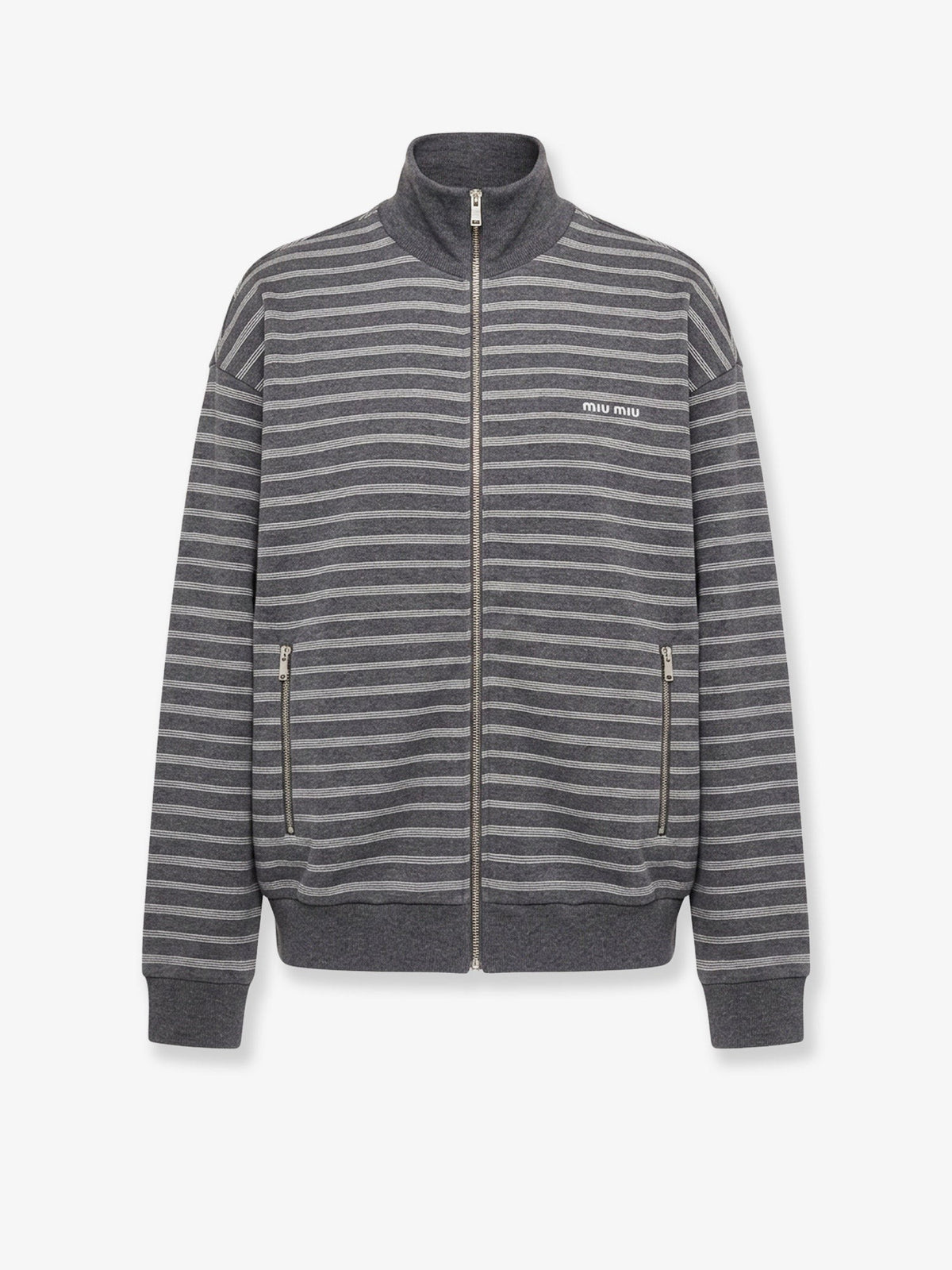Striped cotton sweatshirt