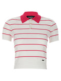 'Striped' polo shirt