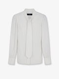 Striped silk shirt