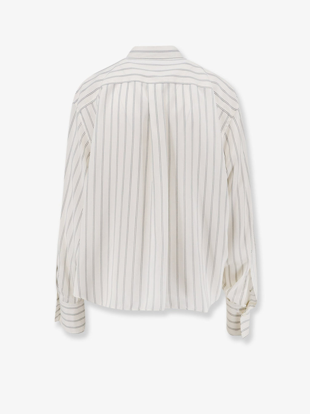 Striped silk shirt 2