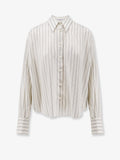 Striped silk shirt