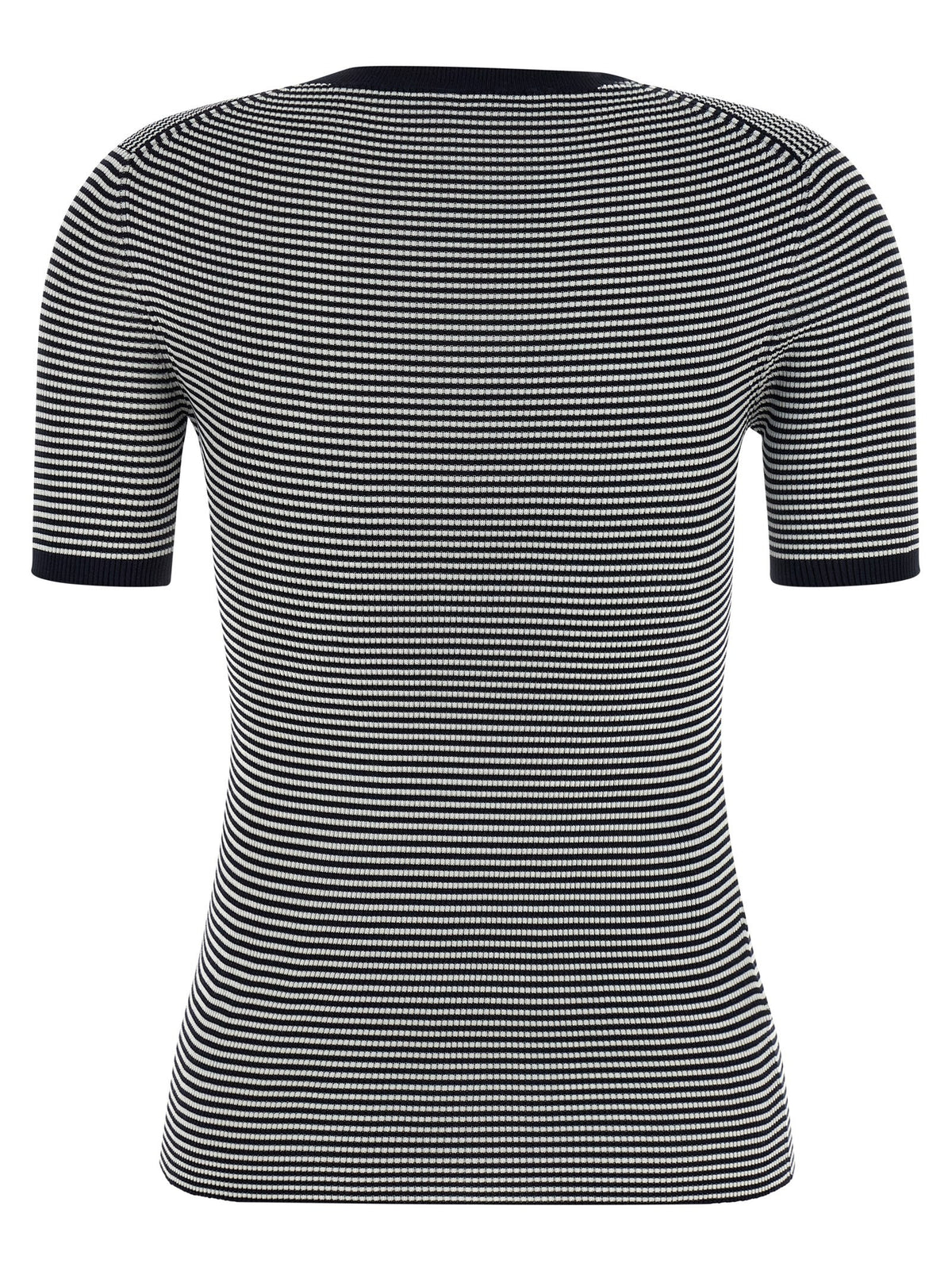Striped silk t-shirt 2
