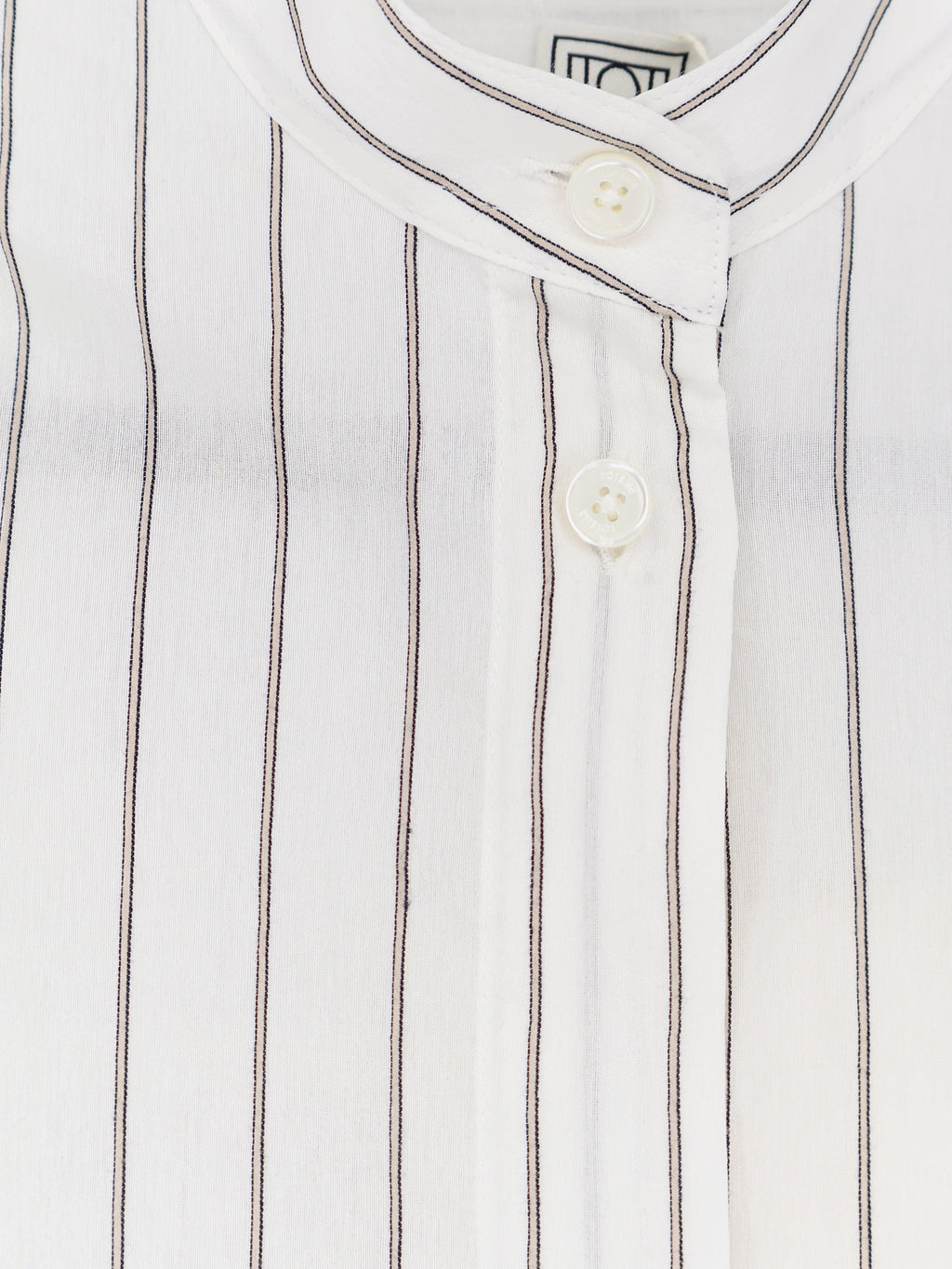 Striped Summer viscose, silk and cotton dress 3