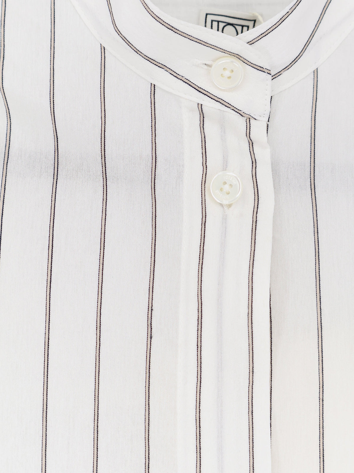 Striped Summer viscose, silk and cotton dress 3