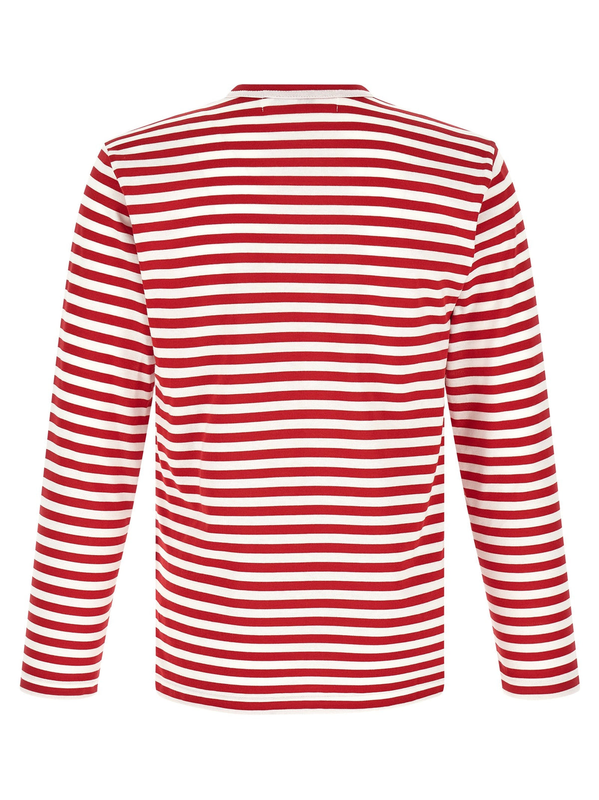 Striped T-Shirt With Heart Patch 2