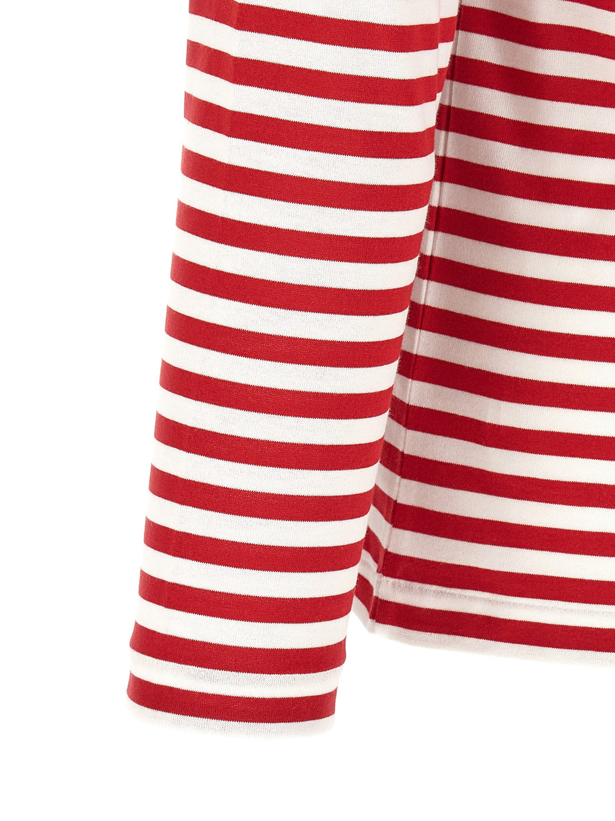 Striped T-Shirt With Heart Patch 4
