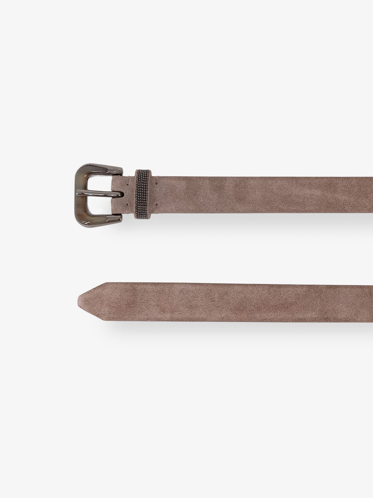 Suede belt with Monili loop 2